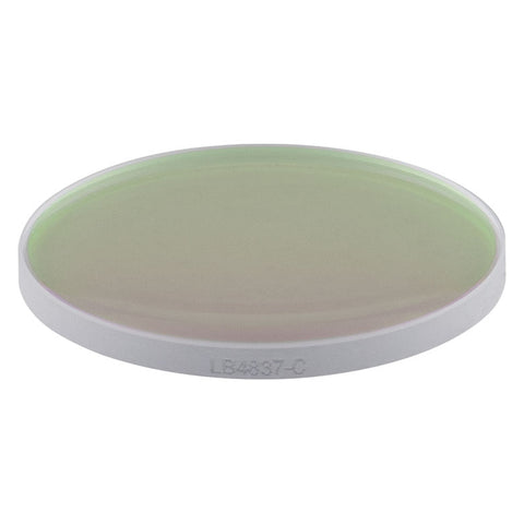 T-LB4837-C - f = 250 mm, Ø1" UV Fused Silica Bi-Convex Lens, AR Coating: 1050 - 1700 nm