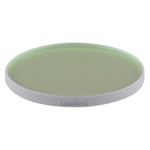 T-LB4453-C - f = 500 mm, Ø1" UV Fused Silica Bi-Convex Lens, AR Coating: 1050 - 1700 nm