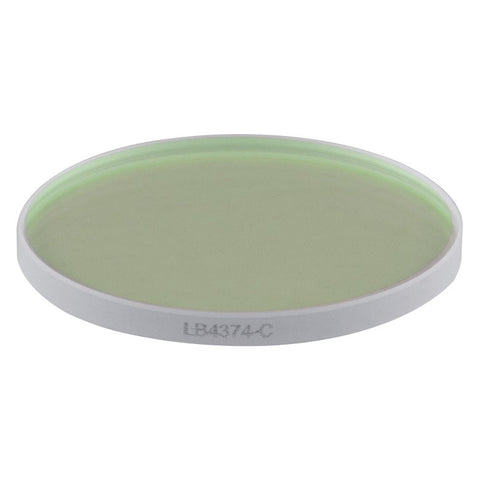 T-LB4374-C - f = 1000 mm, Ø1" UV Fused Silica Bi-Convex Lens, AR Coating: 1050 - 1700 nm