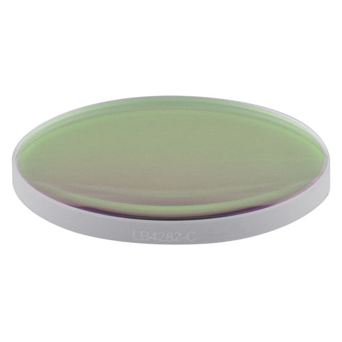 T-LB4282-C - f = 200 mm, Ø1" UV Fused Silica Bi-Convex Lens, AR Coating: 1050 - 1700 nm