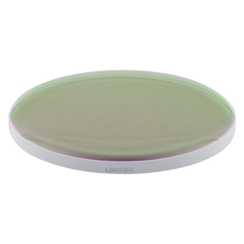 T-LB4910-C - f = 500 mm, Ø2" UV Fused Silica Bi-Convex Lens, AR Coating: 1050 - 1700 nm