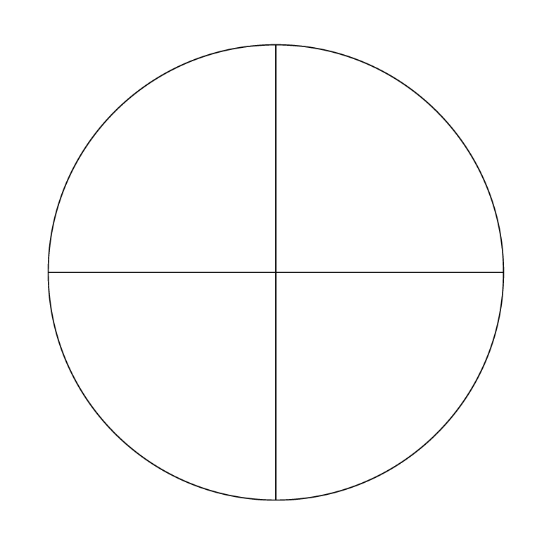 T-R19DS11P - Positive Crosshair Reticle, Ø19.0 mm, UVFS