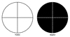 T-R19DS11P - Positive Crosshair Reticle, Ø19.0 mm, UVFS