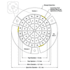 T-DMP40-P01 - 40-Actuator Piezo Deformable Mirror, Tip-Tilt Actuation, Protected Silver, 8-32 and 1/4"-20 Taps