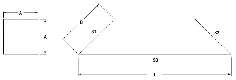 T-PS995 - Dove Prism, A = 25 mm, N-BK7, Uncoated