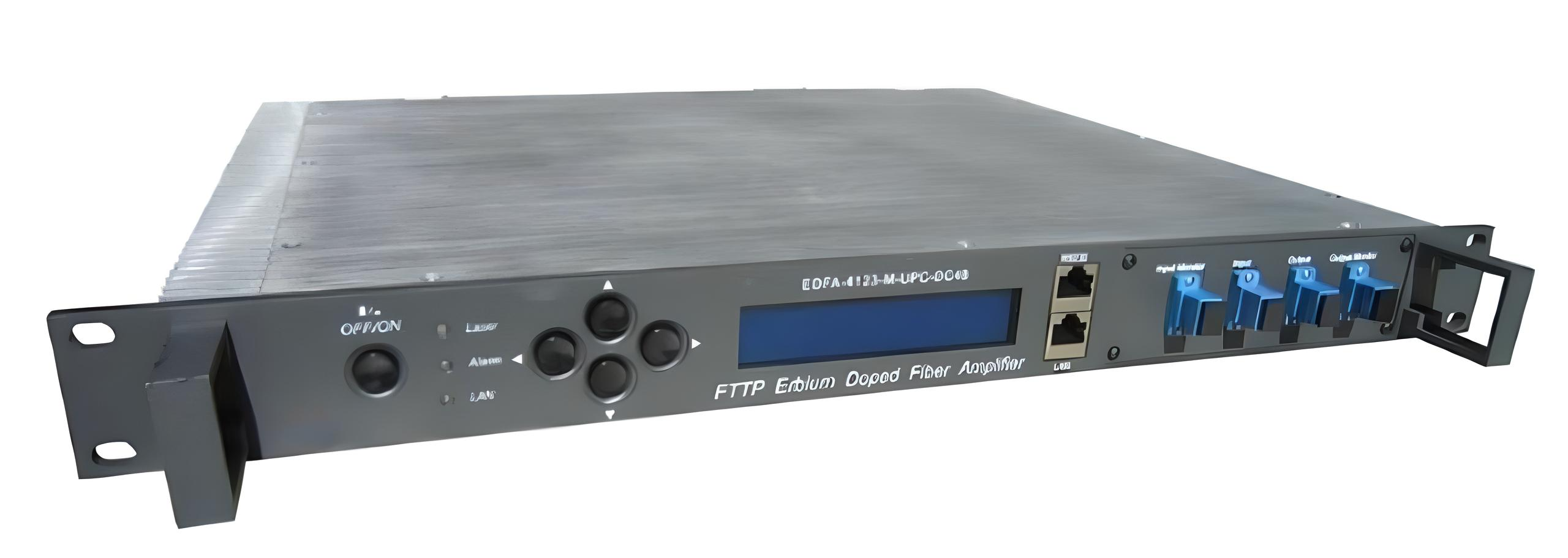 EDFA-41XX DWDM C-Band EDFA Booster SNMP managed, 1RU 19" rack mountable
