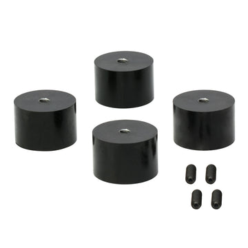 T-AV5 - Ø38.1 mm Sorbothane Feet, Internal 1/4"-20 Mounting Thread, 4 Pieces