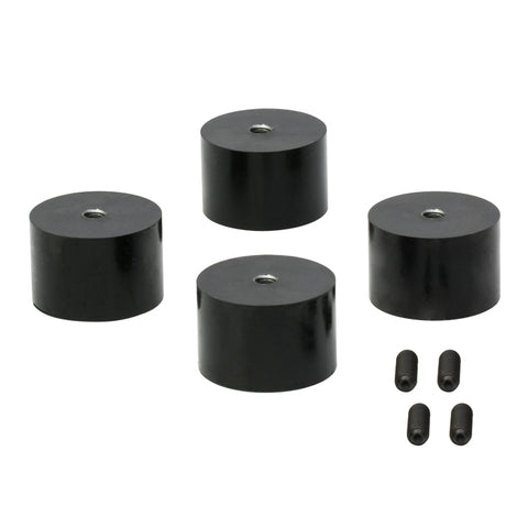 T-AV5-M - Ø38.1 mm Sorbothane Feet, Internal M6 Mounting Thread, 4 Pieces