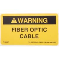 2-3/4" x 5" Sticky Back Label (Black on Yellow)
