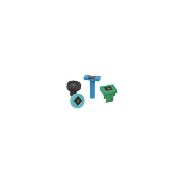 Laser Safety Cap Bulkhead LC Green - 25 Pack