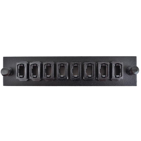 MTP 8 Port MM/SM Black Adapter Plate - Black