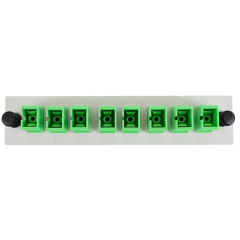 SC 8-Pack Plate Beige Loaded with APC Adapters