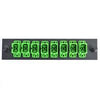 SC 8 Pack Plate Black Loaded with APC Adapters