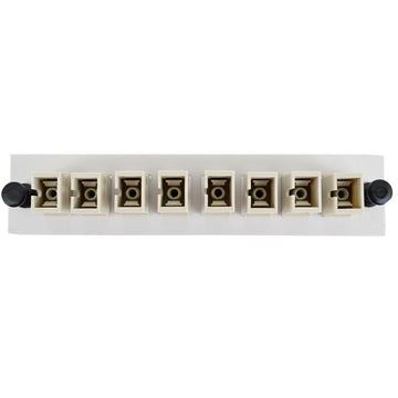 SC 8-Pack Plate Beige Loaded with MM Adapters