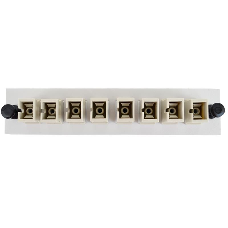 SC 8-Pack Plate Beige Loaded with MM Adapters