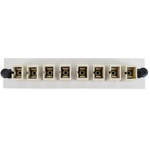 SC 8-Pack Plate Beige Loaded with MM Adapters