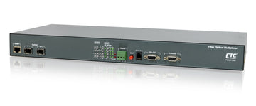 16 E1/ T1 with Full Gigabit Ethernet and Redundant SFP Optic Link Fiber Optic Multiplexer - AC and DC Powered