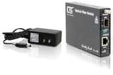 FRM220-2000MS-CH01 Gigabit Ethernet to 100/1000 SFP slot fiber media converter, IP web managed