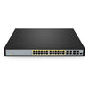 FS-S3400-24T4FP, 24-Port Gigabit Ethernet L2+ PoE+ Switch, 24 x PoE+ Ports @370W, with 4 x 1Gb Combo Uplinks, Support ERPS