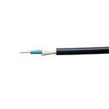 Belden Central Loose Tube Cable with Aluminum Interlocking Armor 6 Fiber Multimode 50/125um OM3 Black, unit per meter.