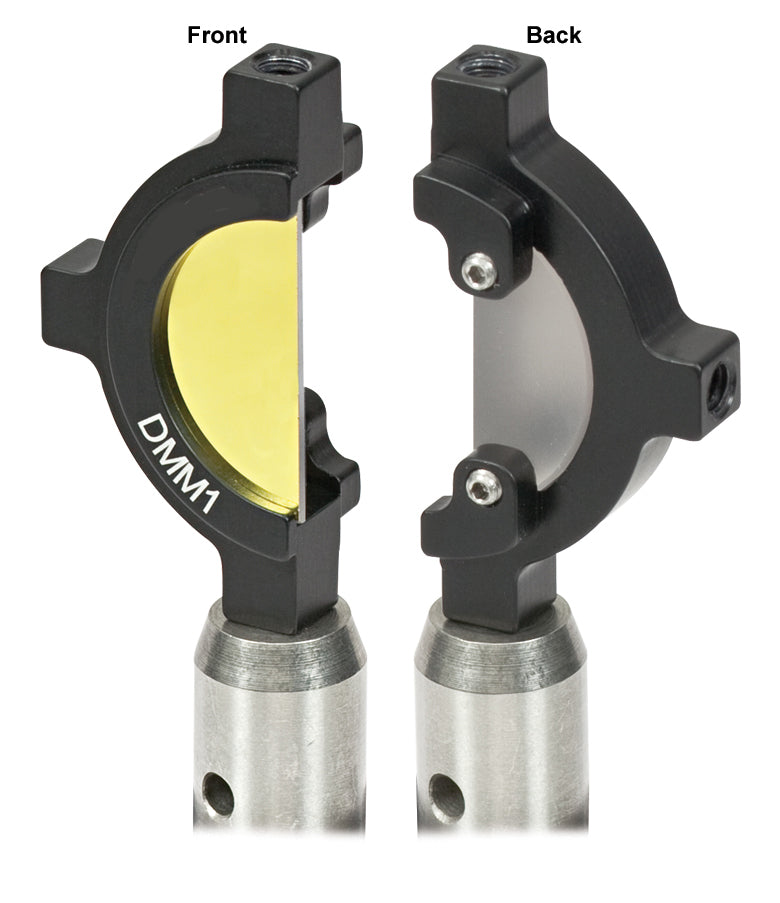 T-BBD1-E02 - Ø1" Broadband Dielectric D-Shaped Mirror, 400 - 750 nm