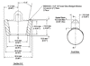 T-GCA20 - Acetylene Gas Reference Cell with Angled Ø1/2" UVFS Wedged Windows, 20.0 mm Long