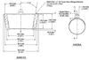 T-GCA50 - Acetylene Gas Reference Cell with Angled Ø1" UVFS Wedged Windows, 50.0 mm Long