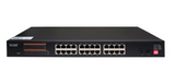 GES-2402A-PSE Gigabit Ethernet 24+2 Gigabit ports high power POE switch (350W budget)