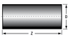 T-GRIN2308A - GRIN Lens, Ø1.8 mm, 0.23 Pitch, 8°, 830 nm Design Wavelength, Uncoated