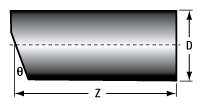 T-GRIN2910 - GRIN Lens, Ø1.8 mm, 0.29 Pitch, 0°, 1060 nm Design Wavelength, Uncoated