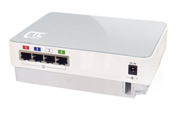 GSW-2020P - Gigabit Ethernet 5 copper + 1 SFP ports, L2 managed switch, one port has PoE+ 30W budget