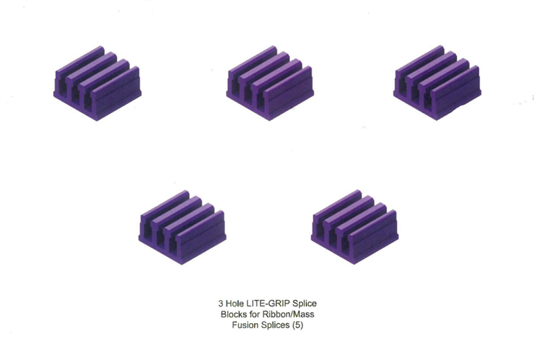 PREFORMED LINE PRODUCTS | LGSBR3-5 LITE-GRIP splice block kit for ribbon - 5/kit