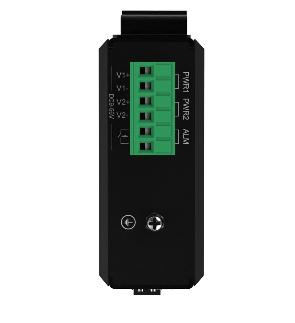 HGW-401S-PSE - 4x RJ45 +1x SFP ports Gigabit Ethernet Industrial fiber switch with 120W of PoE+ budget, DIN rail mount, -40 to +75 Celsius