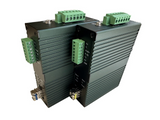 HC-SERIAL-SFP - 1x RS-232 and 1x RS-485/422 over single strand fiber industrial media converter, 8kV isolation, enhanced -40 to 75 Celsius temp. SET of TWO