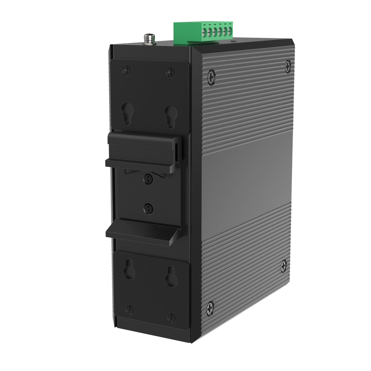 HGW-802S-PSE - 8x RJ45 + 2x SFP ports Gigabit Ethernet PoE Industrial fiber switch 240W total power, DIN rail mount, -40 to +75 Celsius