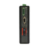 IFC-SERIAL-E-SC002 - RS-232, RS-485, RS-422 over multimode fiber industrial media converter, 2Km, 2.5kV isolation, enhanced -40 to 75 Celsius temp