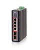 IGS-402CSW-4PHE - 4 copper + 2 SFP port SNMP/web-managed Gigabit Ethernet Industrial switch, PoE+ 120W, extreme temperature