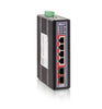 IGS-402CSW-4PHE - 4 copper + 2 SFP port SNMP/web-managed Gigabit Ethernet Industrial switch, PoE+ 120W, extreme temperature