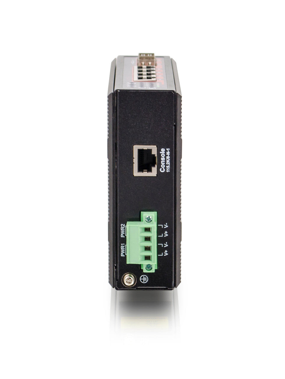 IGS-402CSW-4PHE - 4 copper + 2 SFP port SNMP/web-managed Gigabit Ethernet Industrial switch, PoE+ 120W, extreme temperature