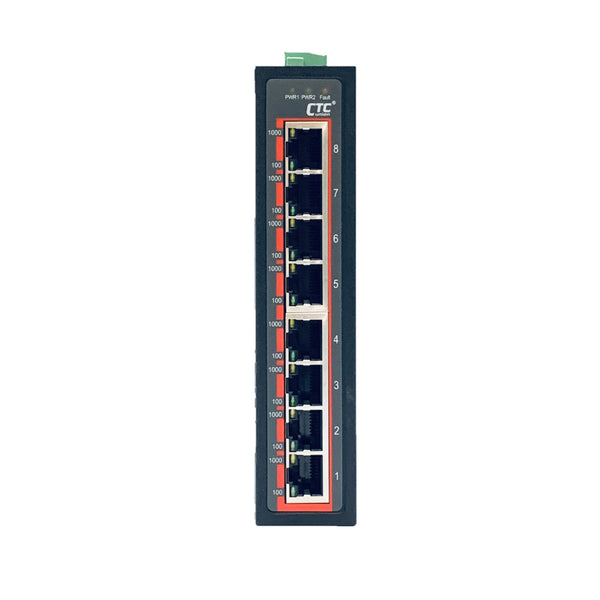 IGS-800-E - 8 port 10/100/1000Base-TX Gigabit Ethernet Industrial swit ...
