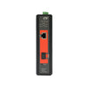 IMC-1000MS-E - Managed Gigabit Ethernet 10/100/1000Base-T to SFP slot industrial fiber media converter, 2.5kV isolation, -20-75 Celsius