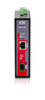 IMC-1000S-PBE - Gigabit Ethernet to SFP slot industrial fiber media converter with PoE++ 90W output (IEEE 802.3bt support), -20-75 Celsius