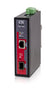 IMC-1000S-PBE - Gigabit Ethernet to SFP slot industrial fiber media converter with PoE++ 90W output (IEEE 802.3bt support), -20-75 Celsius