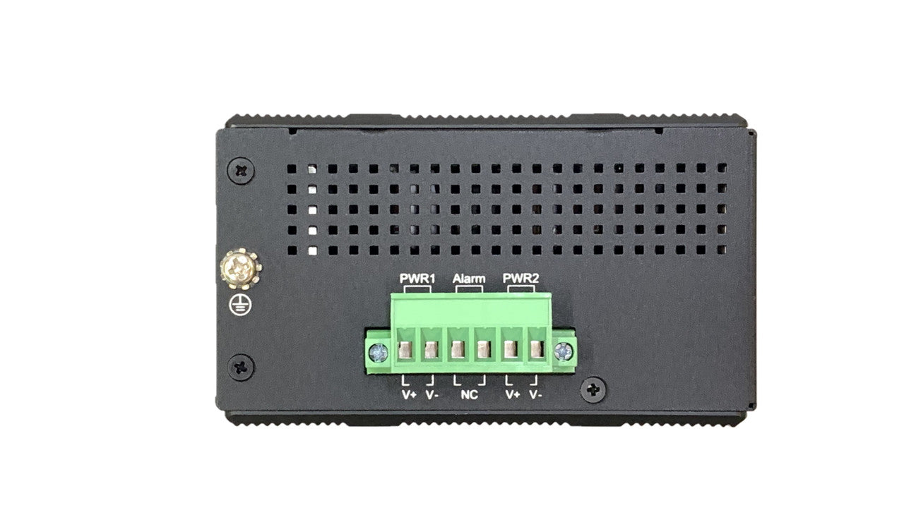 IMC-1000S-PHE12 - Gigabit Ethernet to SFP slot industrial fiber media converter with PoE 30W output, -20-75 Celsius
