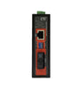 IMC-100C-E-SC030 compact Fast Ethernet singlemode fiber industrial media converter 30Km, DIN rail