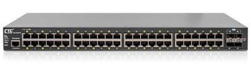 IXR-G4804X-AD - Gigabit Ethernet 48 RJ45 ports with 4x 1G/2.5G/10G SFP+ ports, Layer 3 routing industrial switch, redundant AC and DC48 power, rack 19"