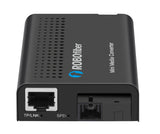 LFC-100-SC20B Fast Ethernet to BiDi WDM SC, 20Km, T:1550/R:1310nm singlemode single strand fiber media converter, LFP and DIP sw settings