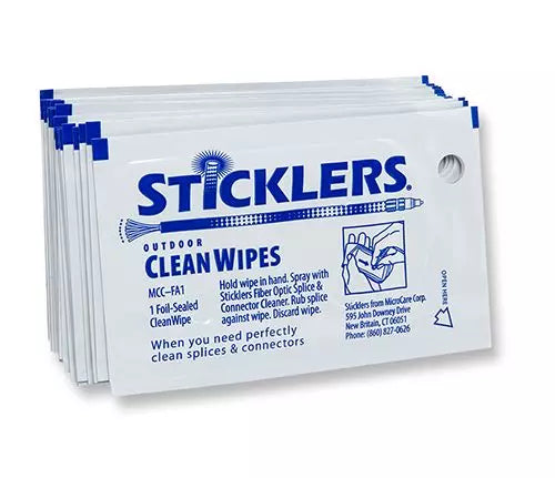 Microcare FiberWipes High-Purity Polyester Wipe - Bag of 50 Wipes