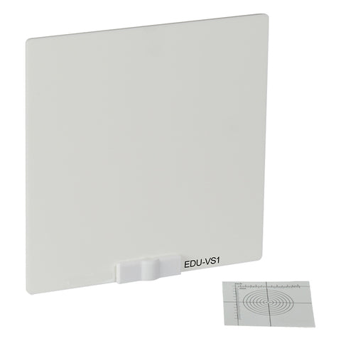 T-EDU-VS1 - Post-Mountable White Polystyrene Viewing Screen, 5.91" x 5.91"