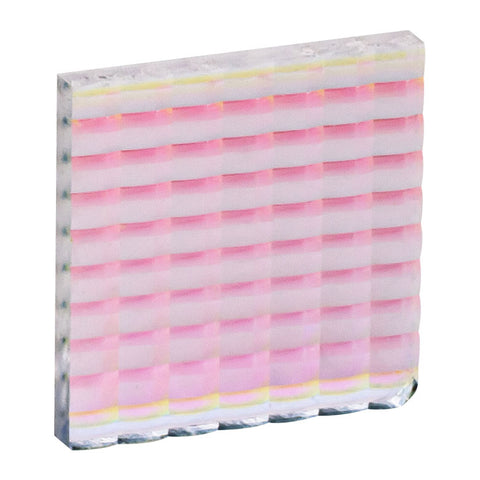 T-MLA12 - 10.0 mm x 9.8 mm PMMA Microlens Array, AR Coated: 650 - 1050 nm, EFL = 4.7 mm